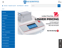 Tablet Screenshot of m2scientifics.com